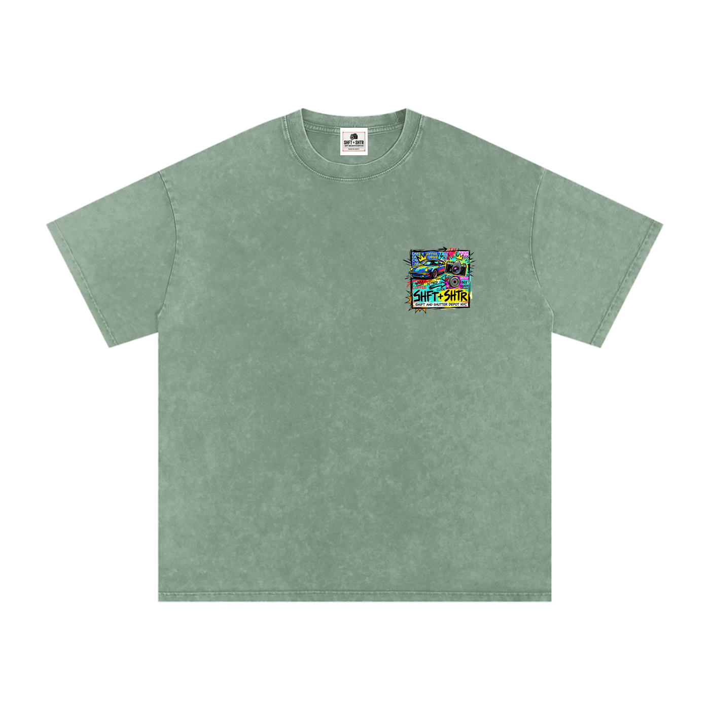Depot Blues Snow Washed Oversized T-Shirt