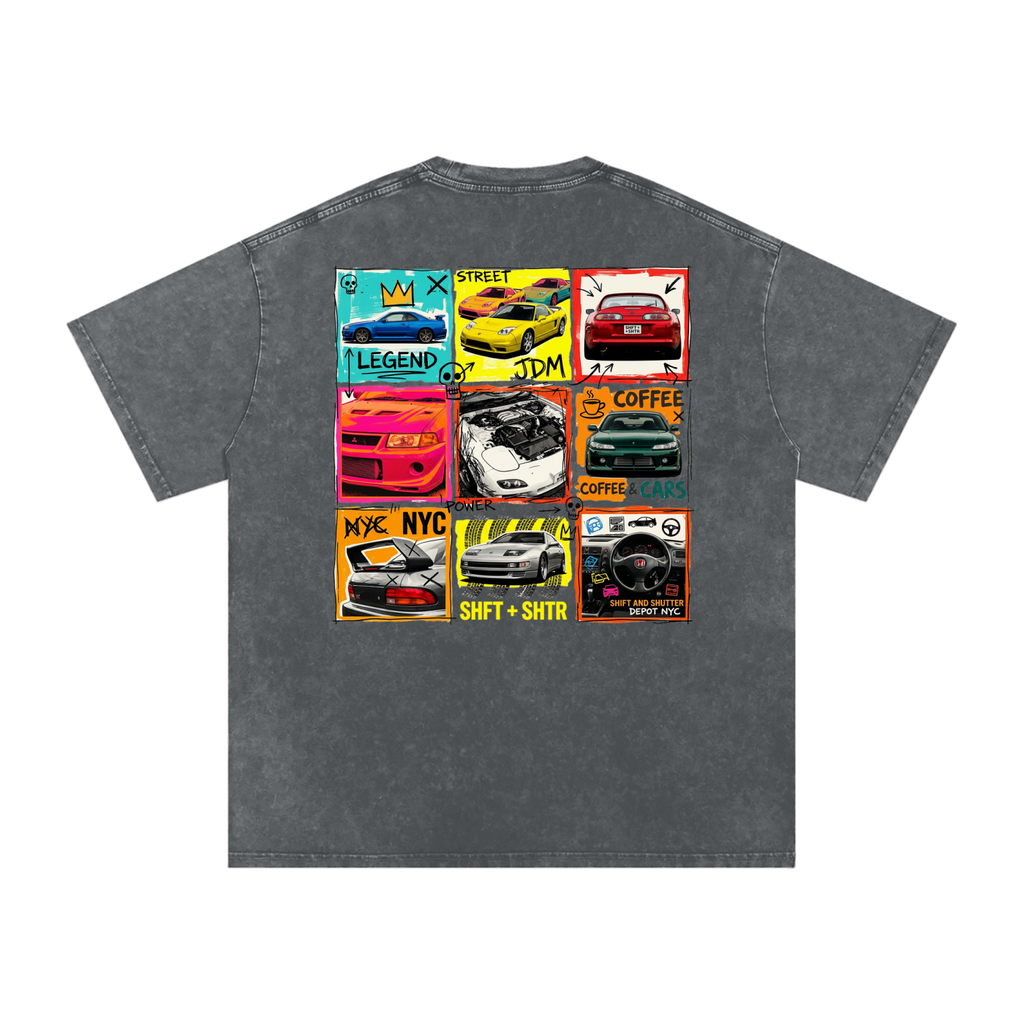 Nippon Depot Snow Washed Oversized T-Shirt