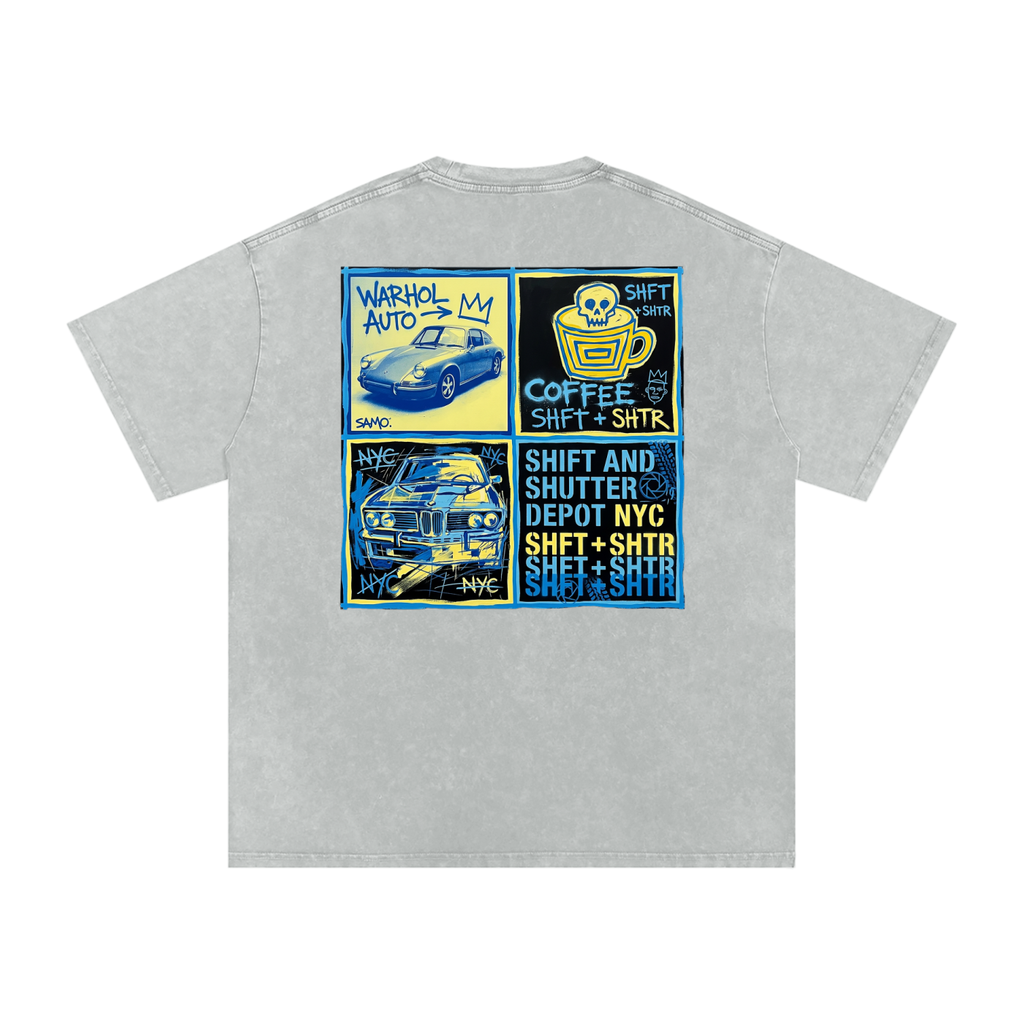 Depot Blues Snow Washed Oversized T-Shirt