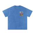Captain Clutch Snow Washed Oversized Cotton T-Shirt