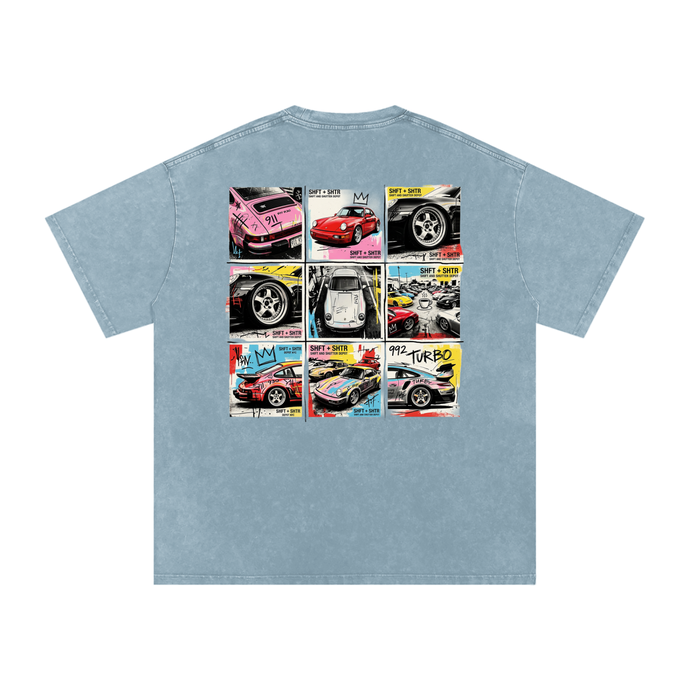 911 Snow Washed Oversized T-Shirt