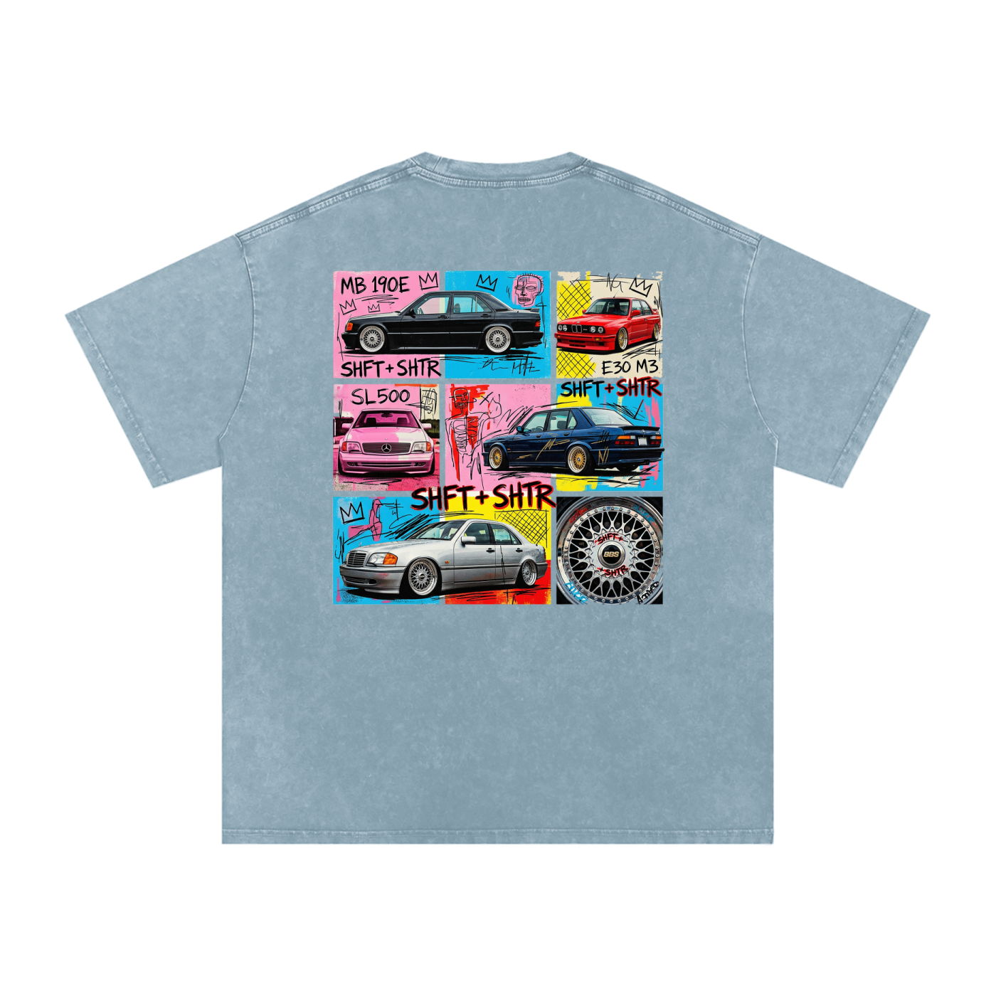 New Jack City Snow Washed Oversized  T-Shirt