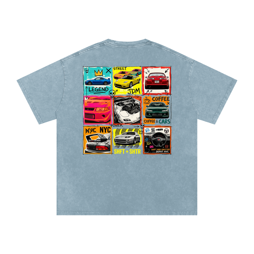 Nippon Depot Snow Washed Oversized T-Shirt