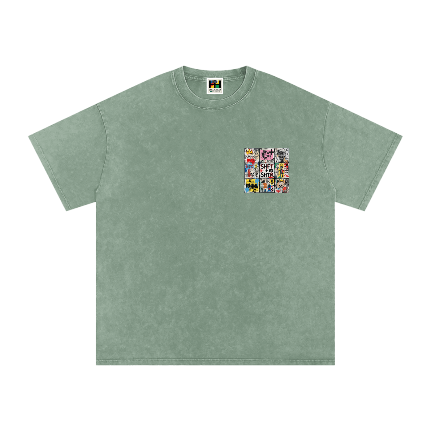 911 Snow Washed Oversized T-Shirt