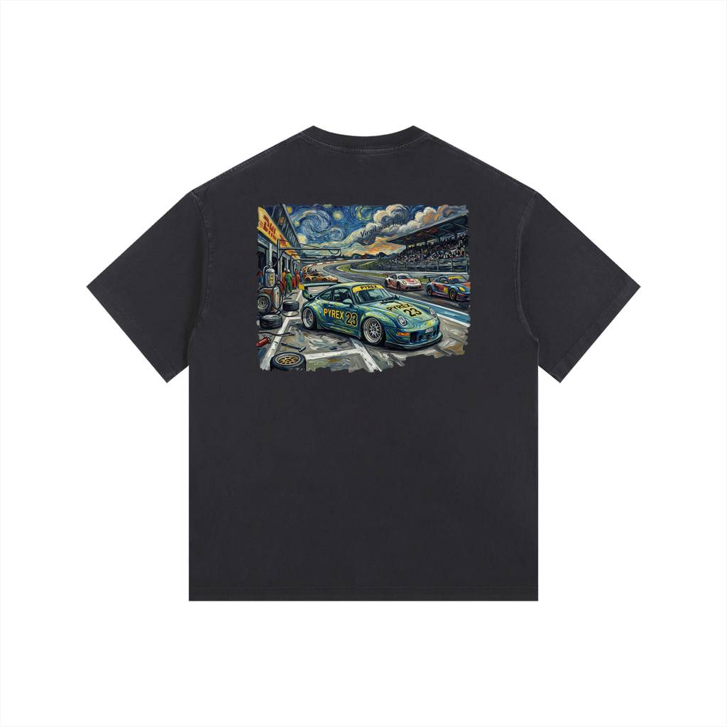 Pyrex Racing Vintage Washed Oversized 993 T-Shirt