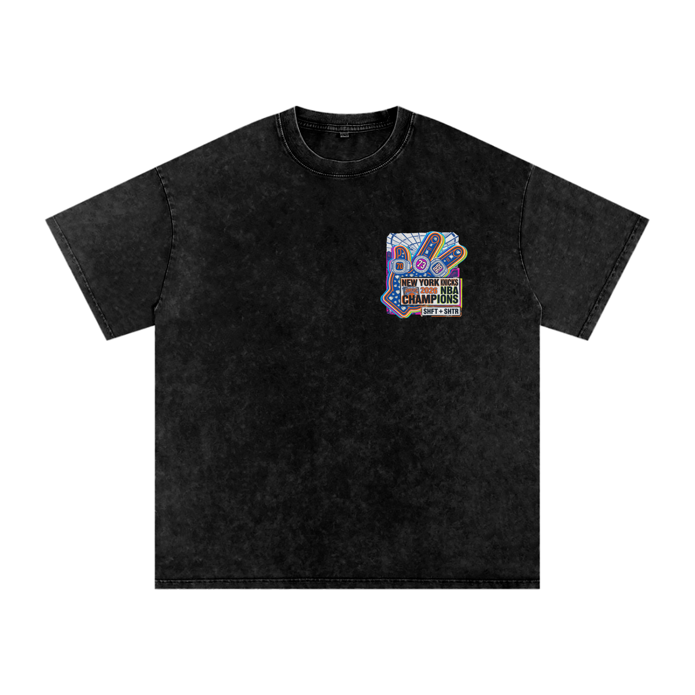 Captain Clutch Snow Washed Oversized Cotton T-Shirt