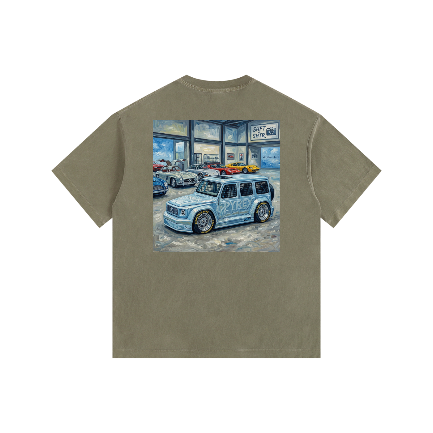 VA Geländewagen GT Vintage Washed Oversized T-Shirt
