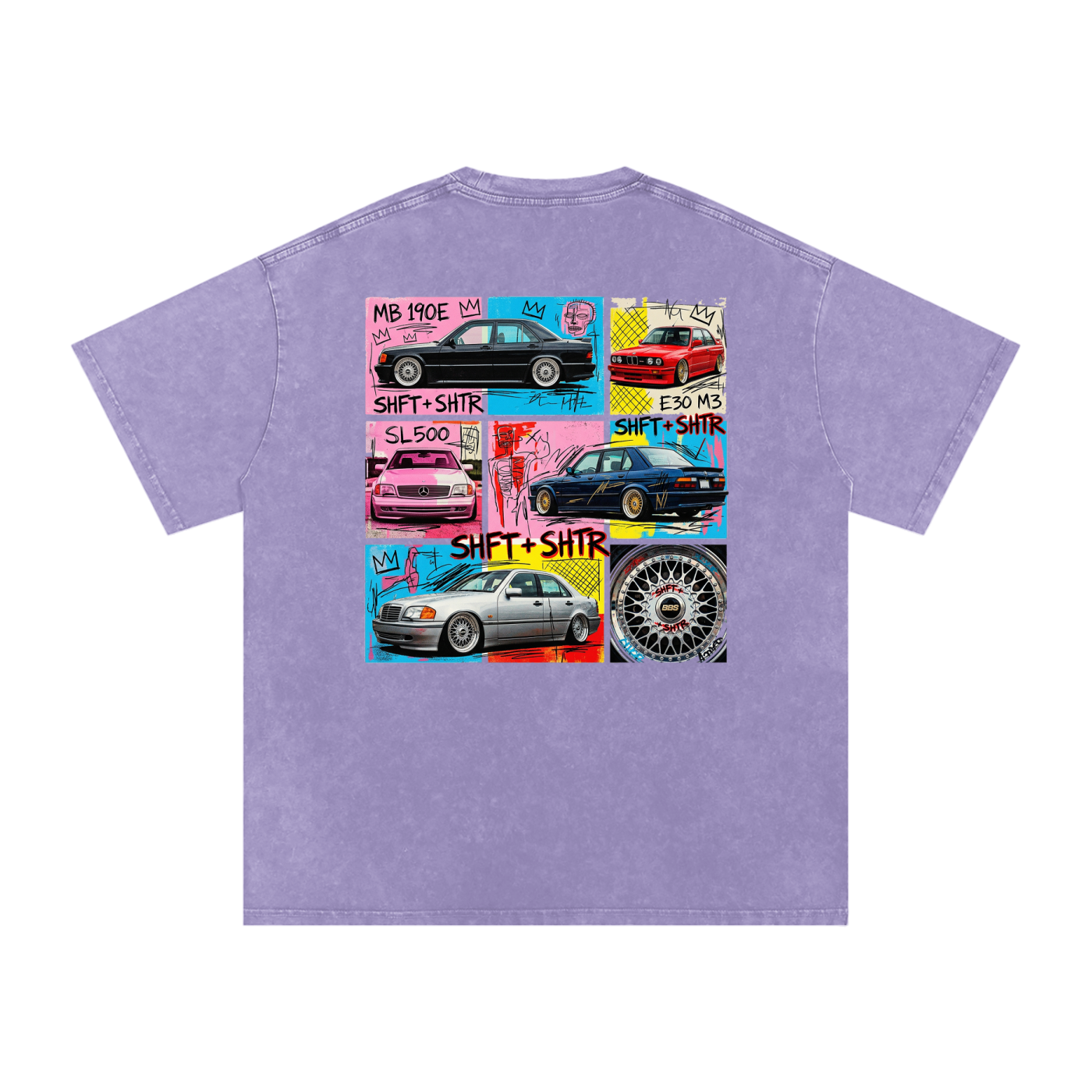 New Jack City Snow Washed Oversized  T-Shirt