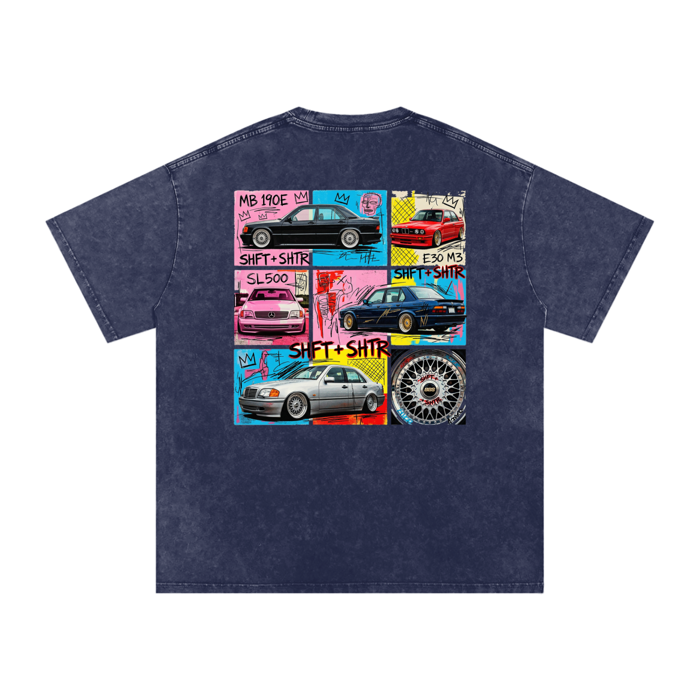 New Jack City Snow Washed Oversized  T-Shirt