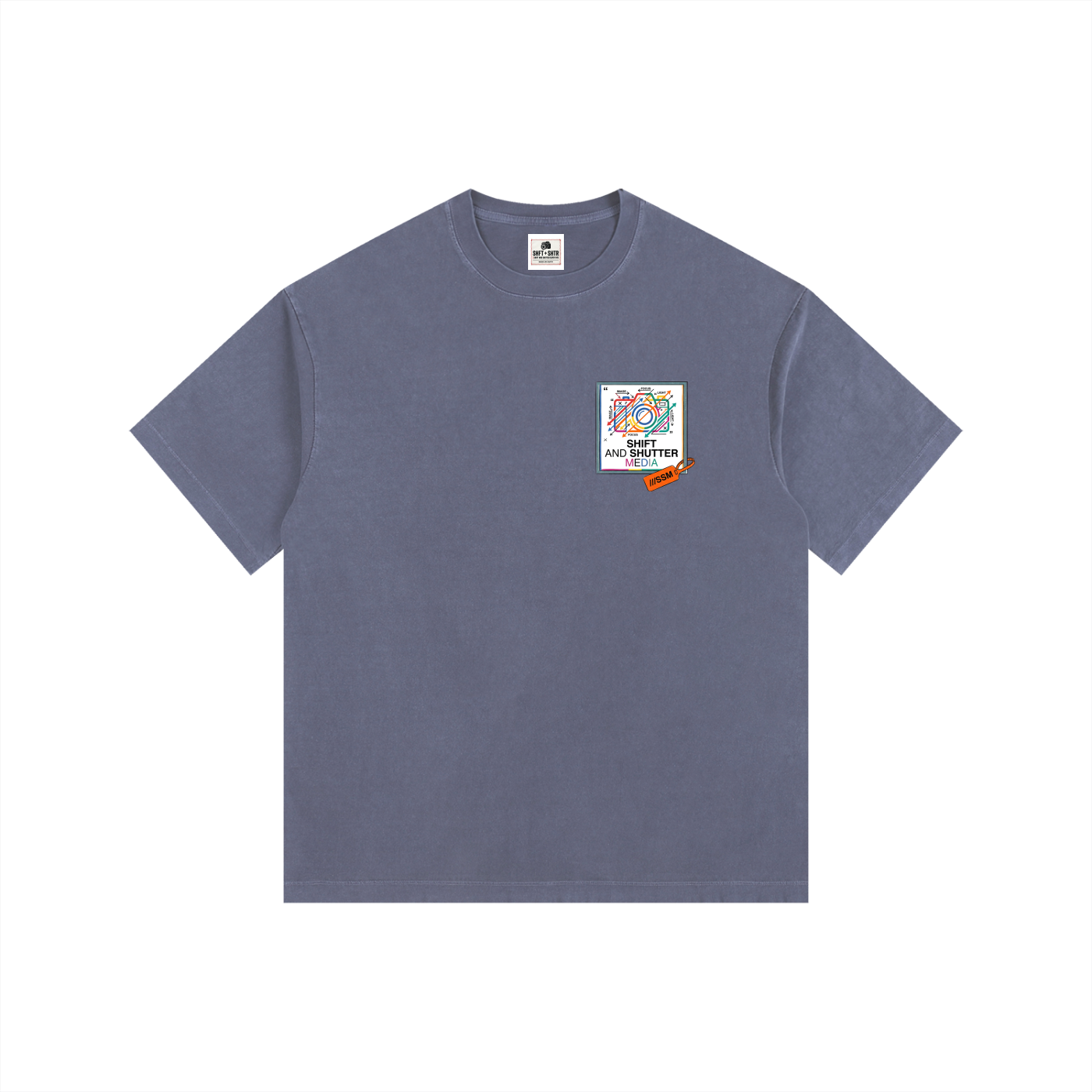 Bokeh Monsters Vintage Washed Oversized T-Shirt