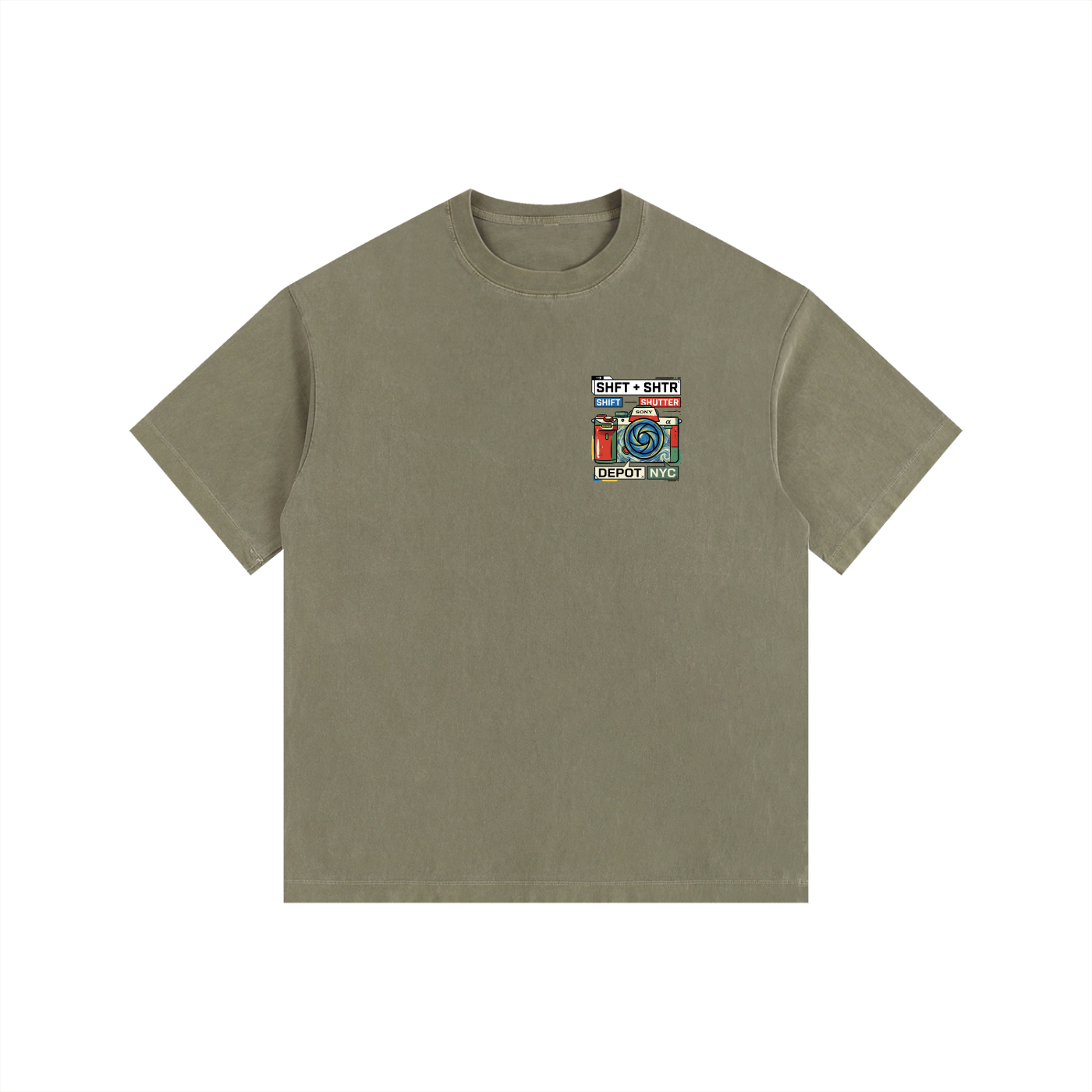 VA Slantnose Vintage Washed Oversized T-Shirt
