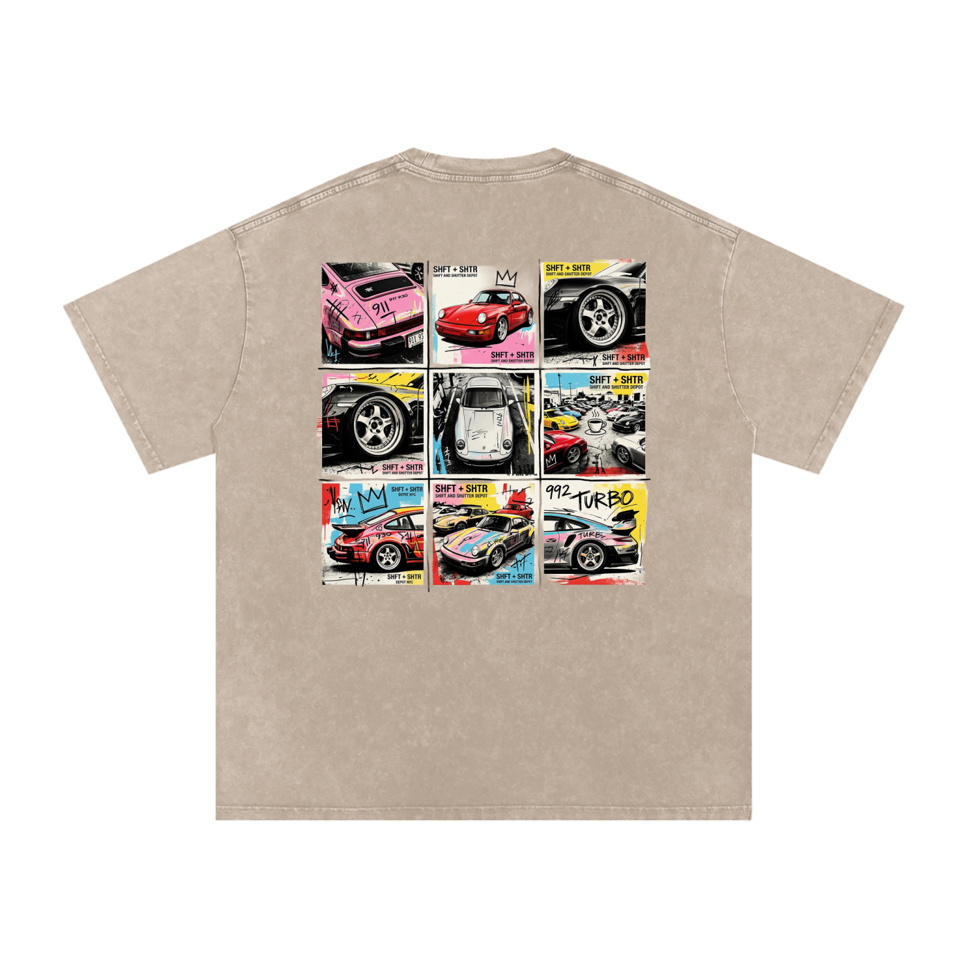 911 Snow Washed Oversized T-Shirt