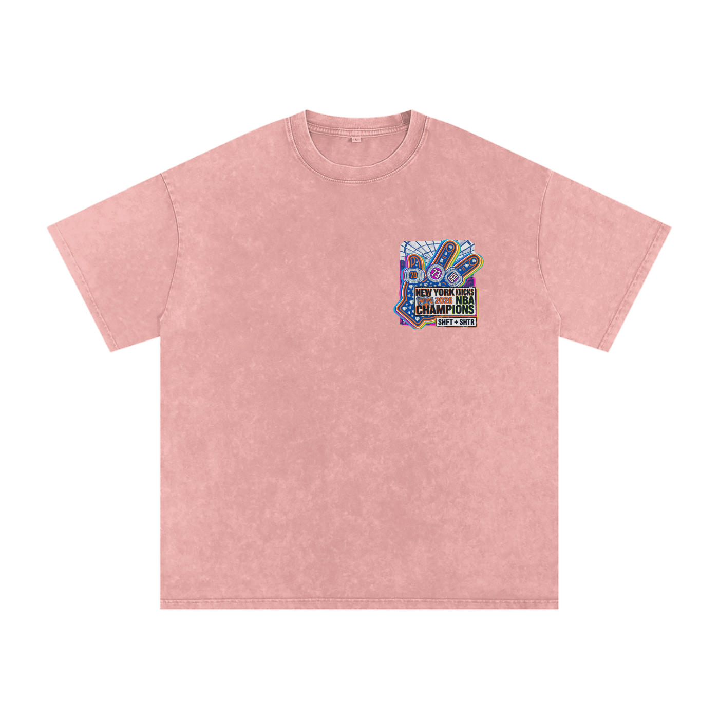 Captain Clutch Snow Washed Oversized Cotton T-Shirt