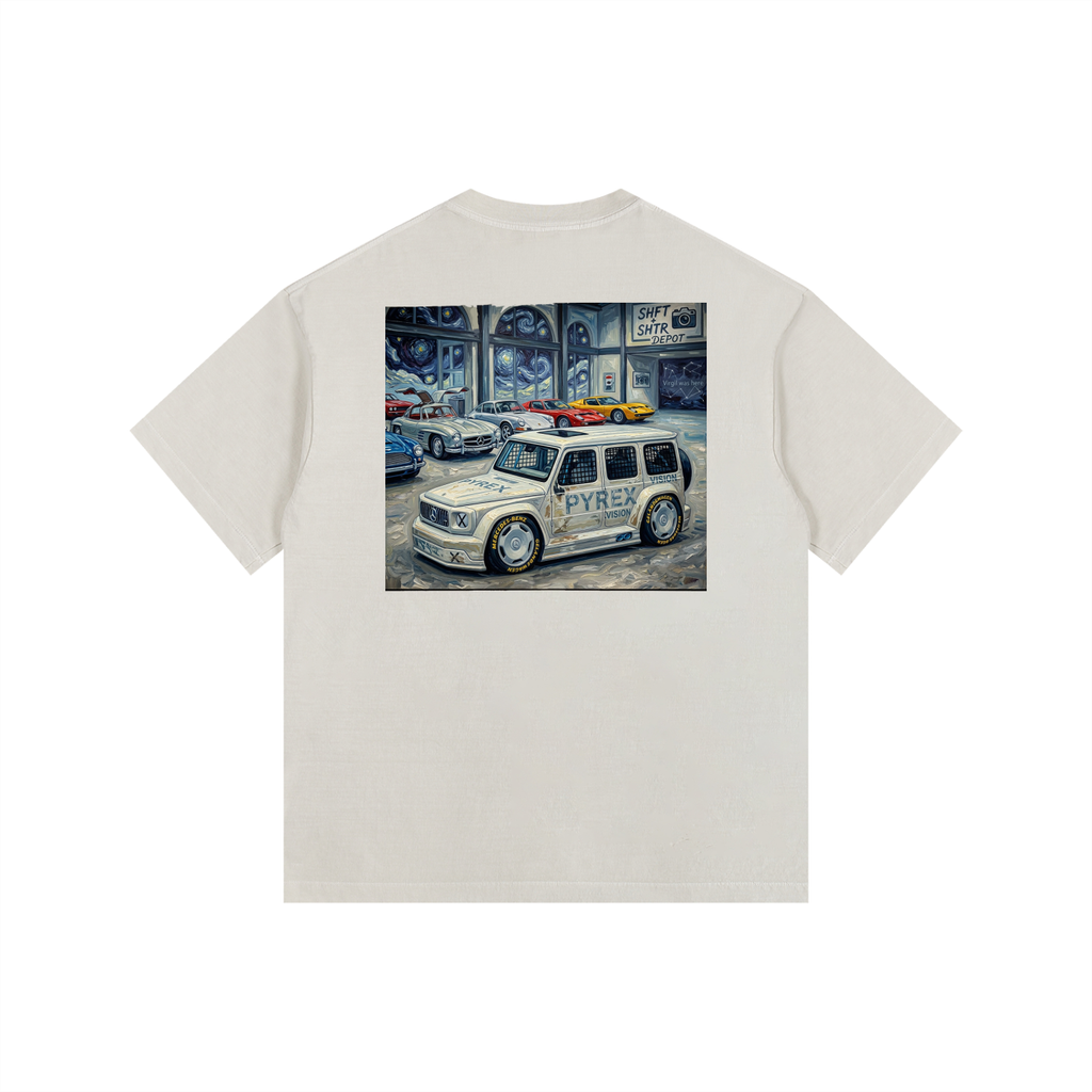 VA Geländewagen Vintage Washed Oversized T-Shirt