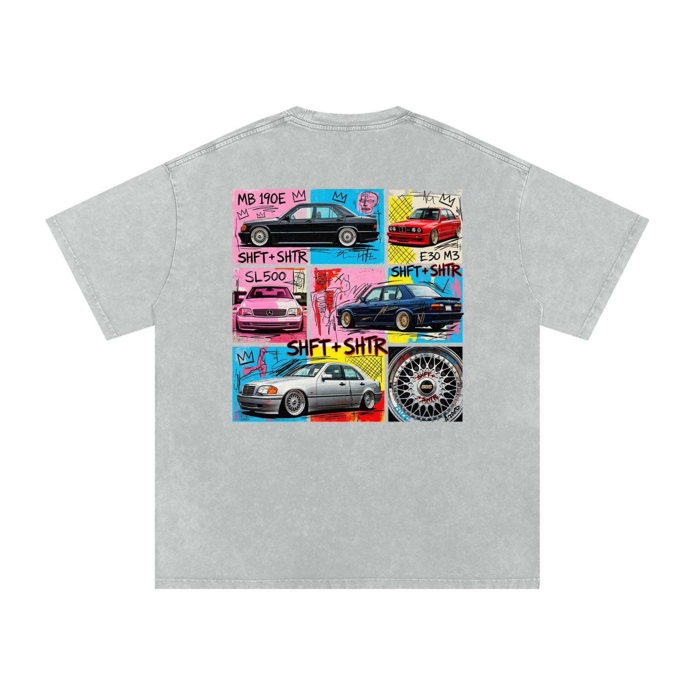 New Jack City Snow Washed Oversized  T-Shirt