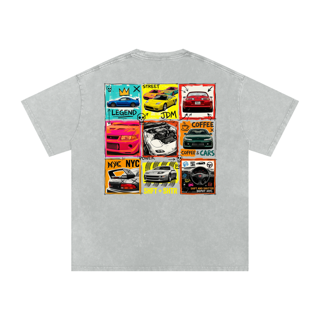 Nippon Depot Snow Washed Oversized T-Shirt
