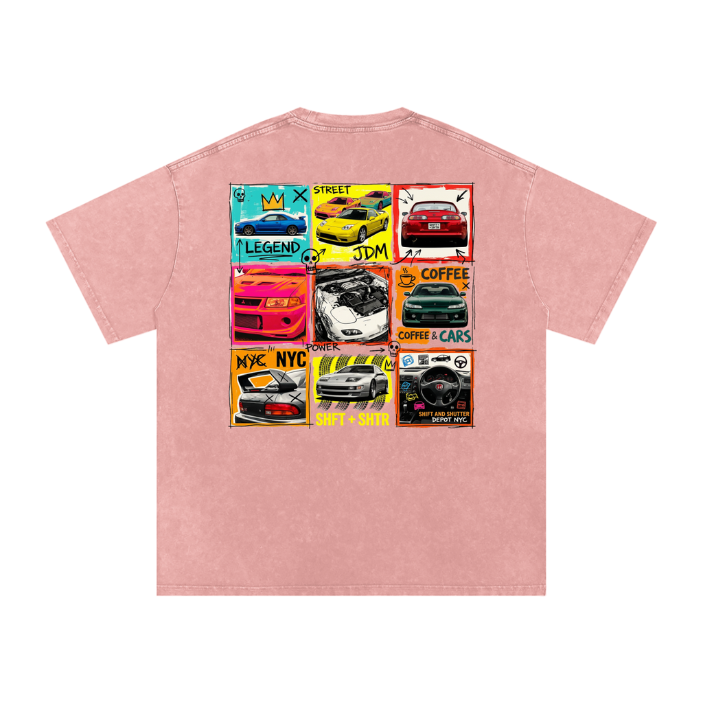 Nippon Depot Snow Washed Oversized T-Shirt