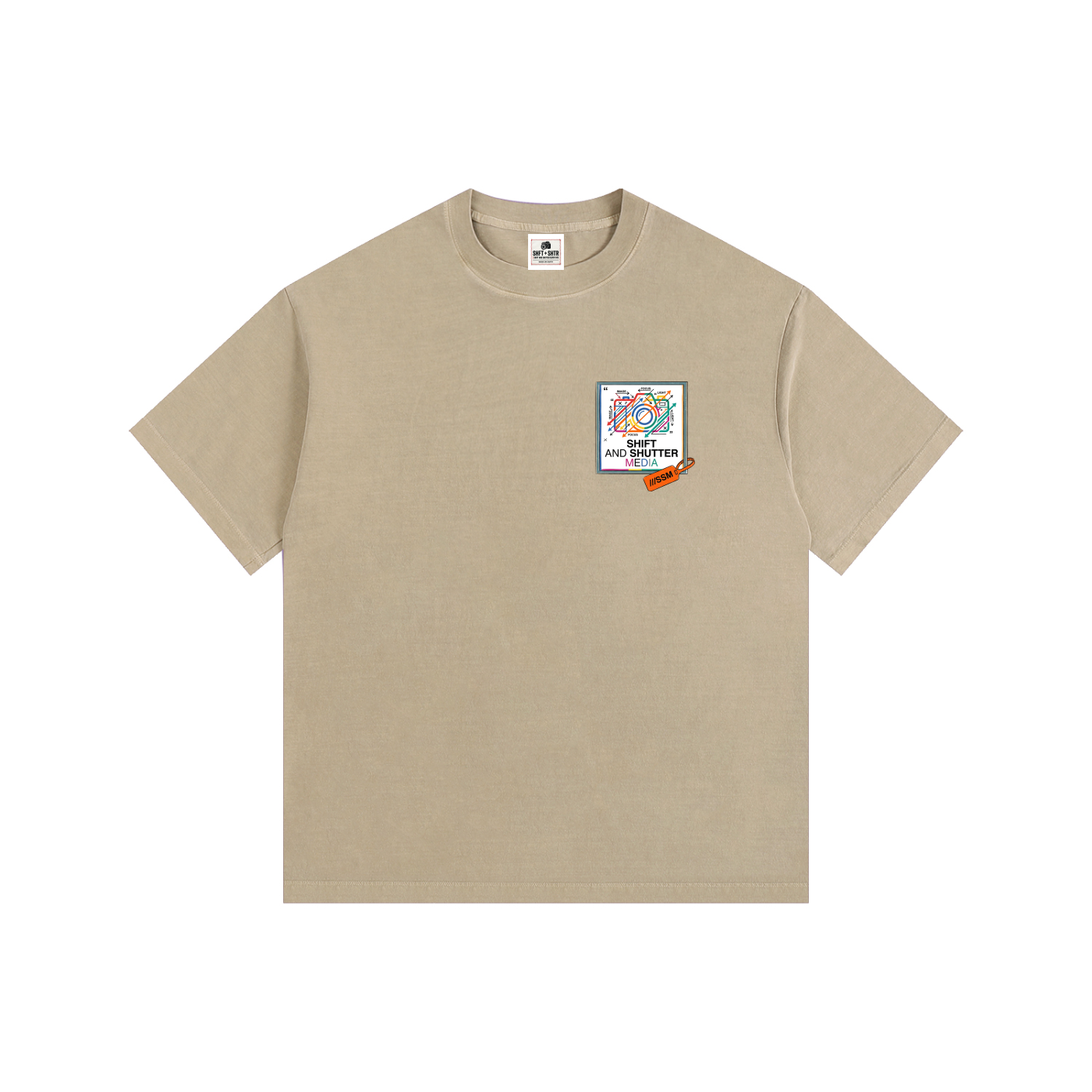 Bokeh Monsters Vintage Washed Oversized T-Shirt