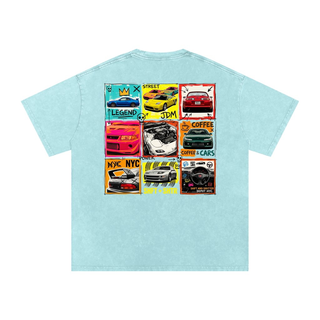Nippon Depot Snow Washed Oversized T-Shirt