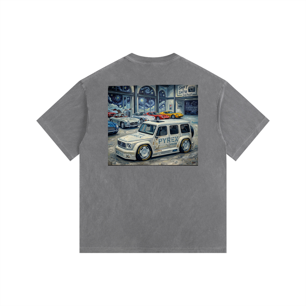 VA Geländewagen Vintage Washed Oversized T-Shirt