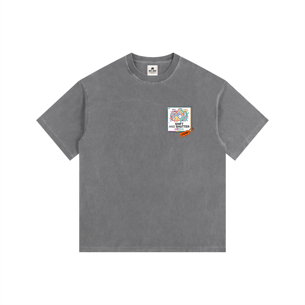 Bokeh Monsters Vintage Washed Oversized T-Shirt