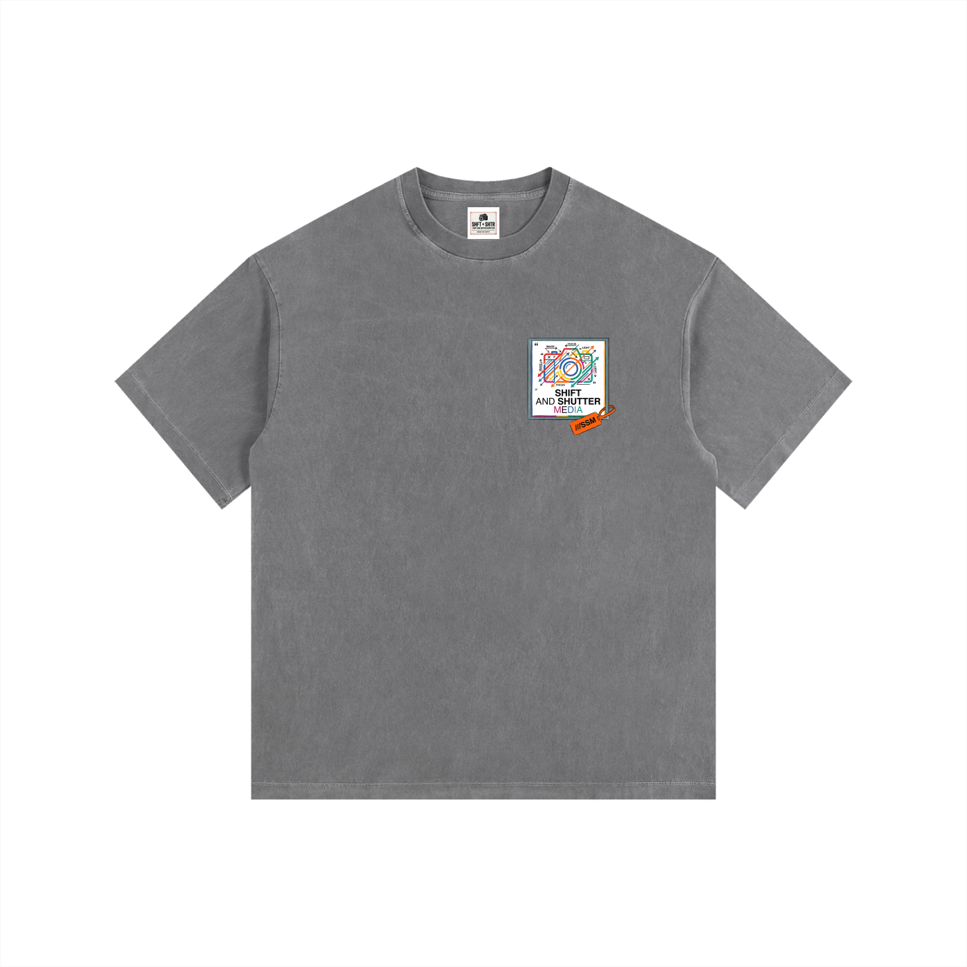 Bokeh Monsters Vintage Washed Oversized T-Shirt