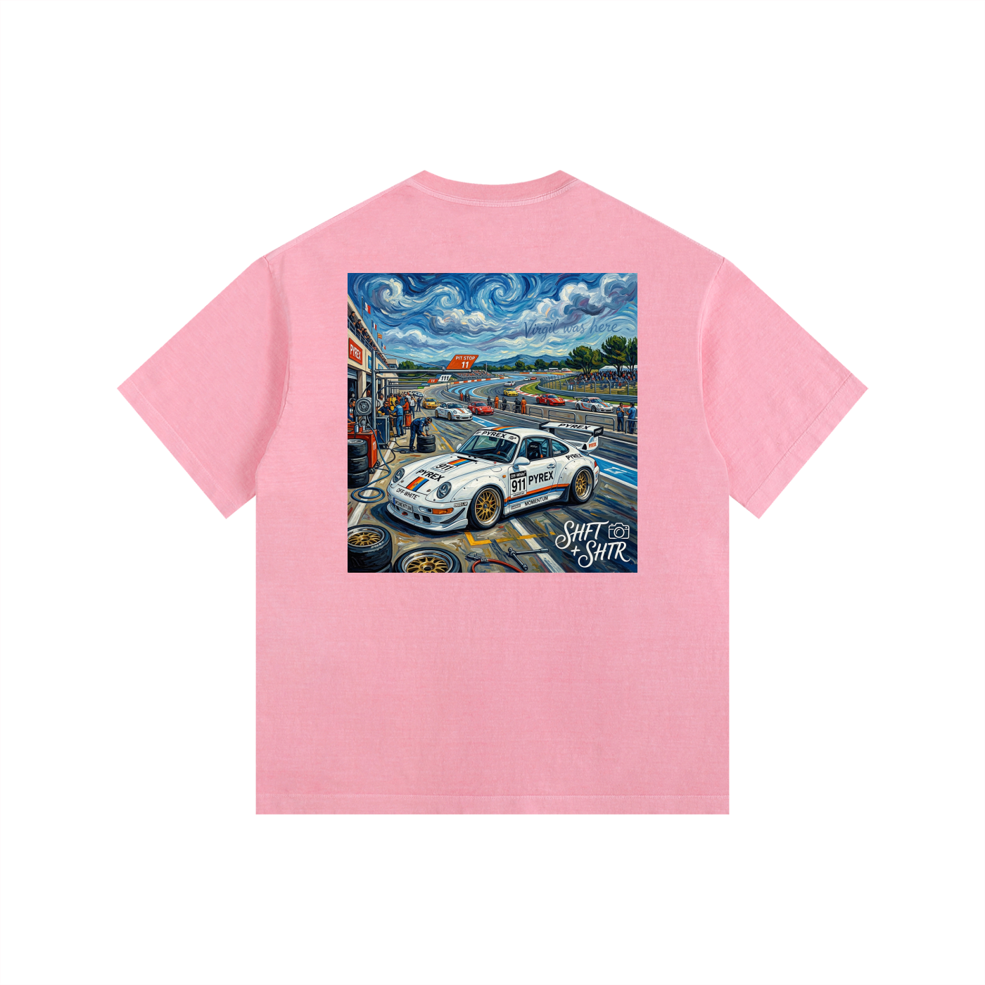 Pyrex Racing 20/20 Vintage Washed Oversized T-Shirt
