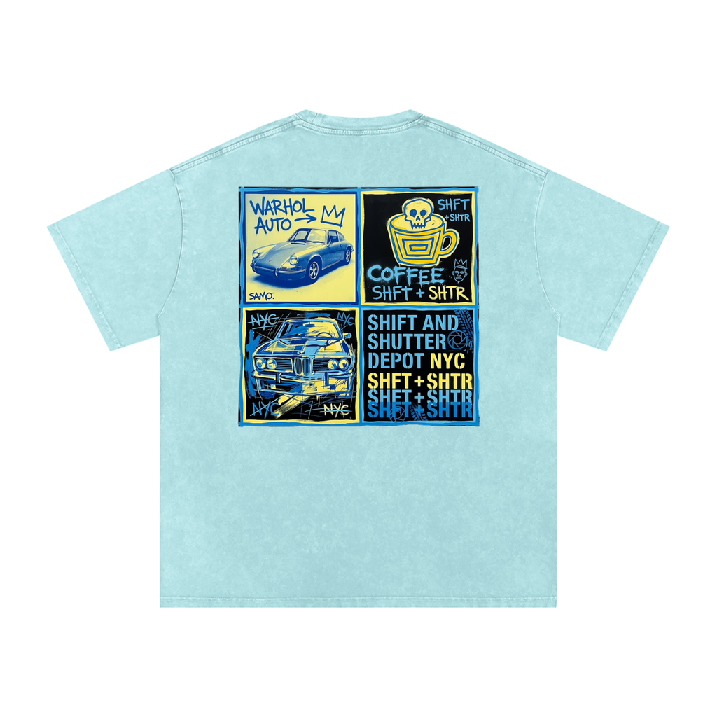 Depot Blues Snow Washed Oversized T-Shirt