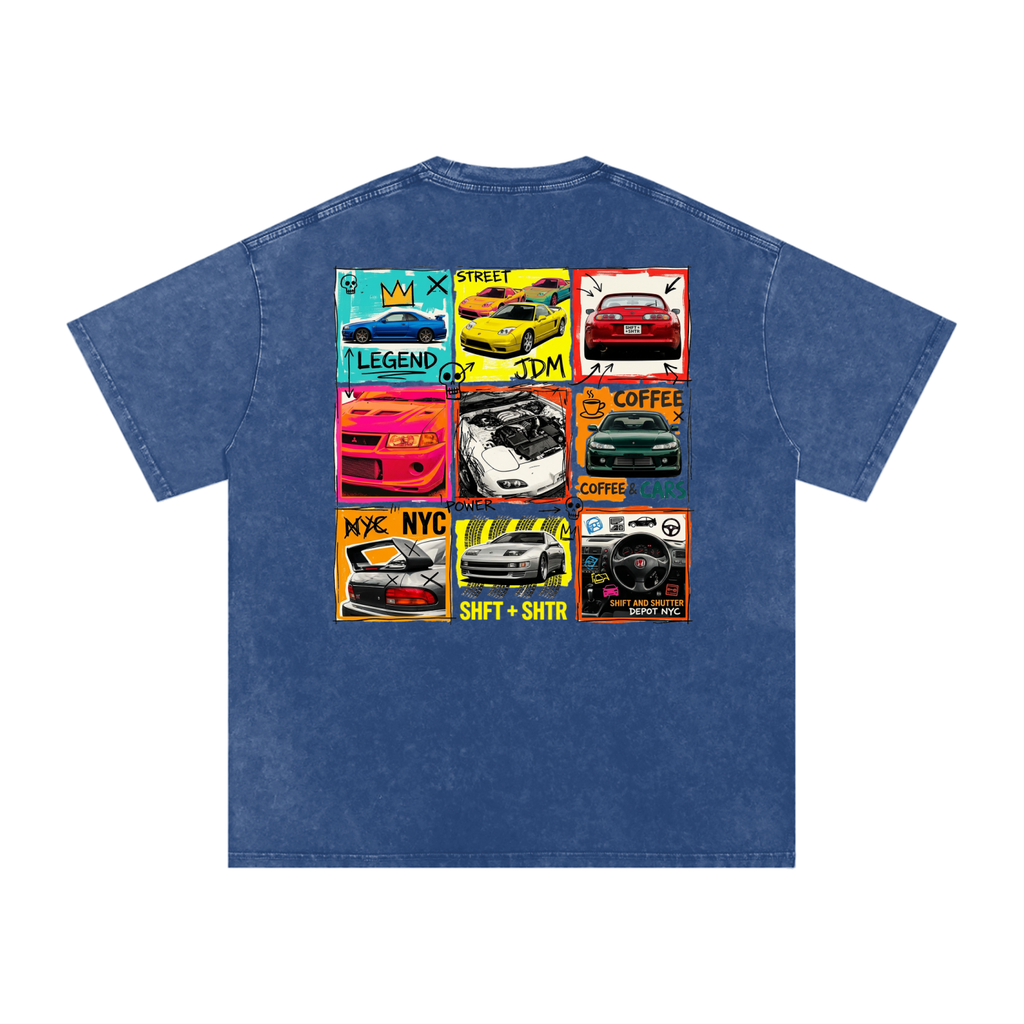 Nippon Depot Snow Washed Oversized T-Shirt
