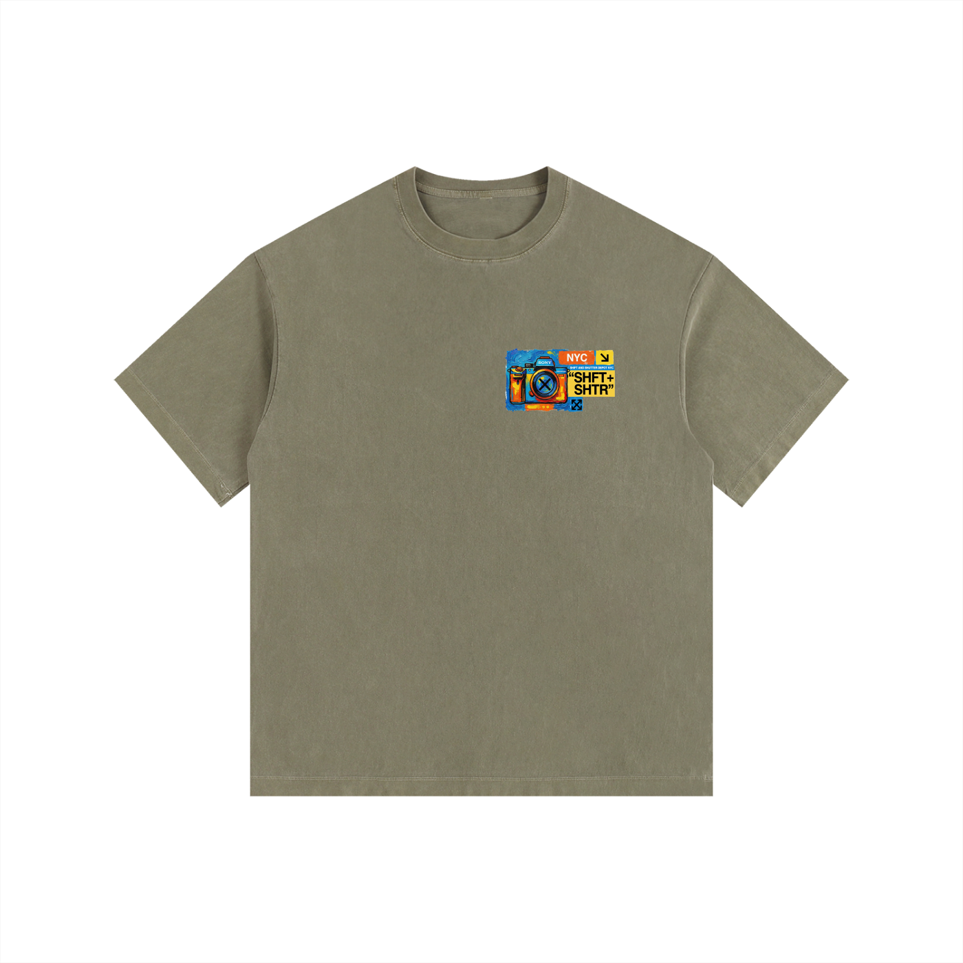 VA Geländewagen Vintage Washed Oversized T-Shirt