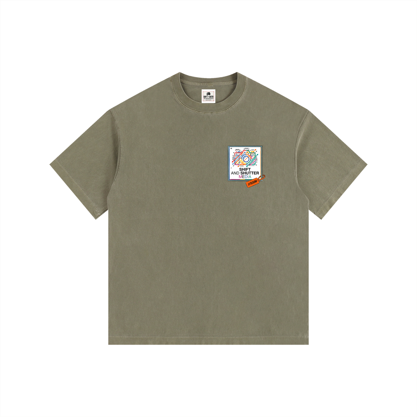 Bokeh Monsters Vintage Washed Oversized T-Shirt